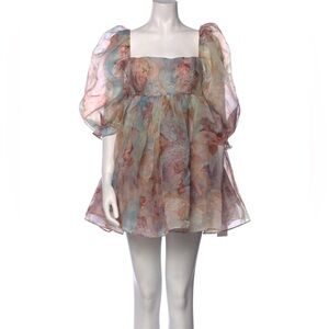 Selkie Puff Dress in Mucha Size XS